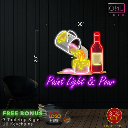 Paint Light & Pour | LED Neon Sign