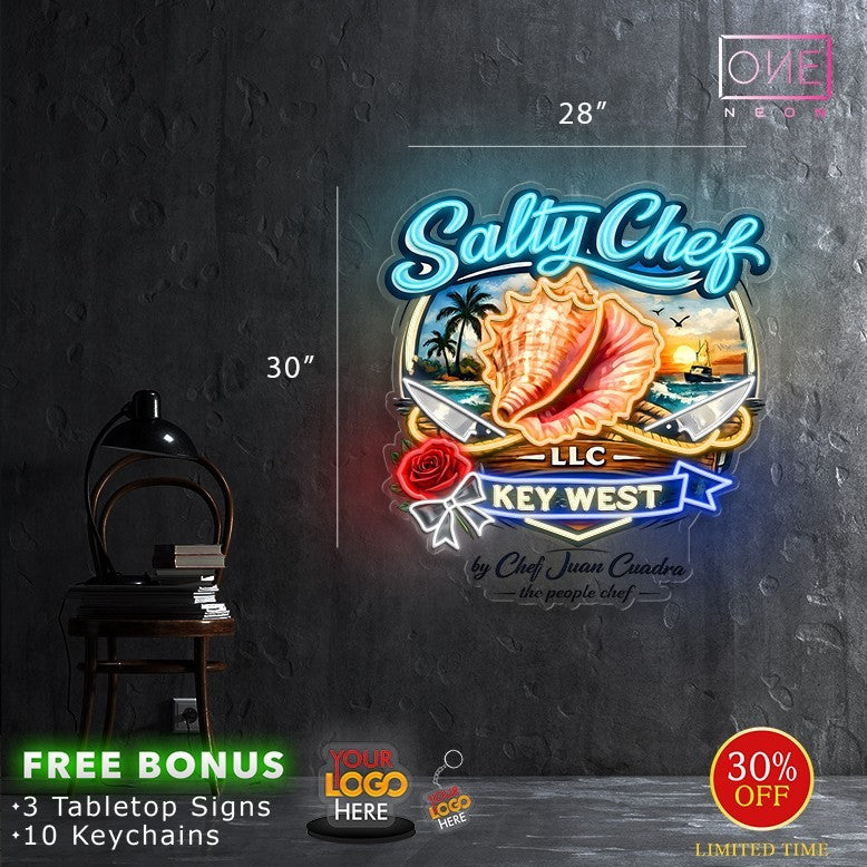 Salty Chef | LED Neon Sign