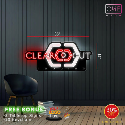 CLEAR CUT | LED Neon Sign