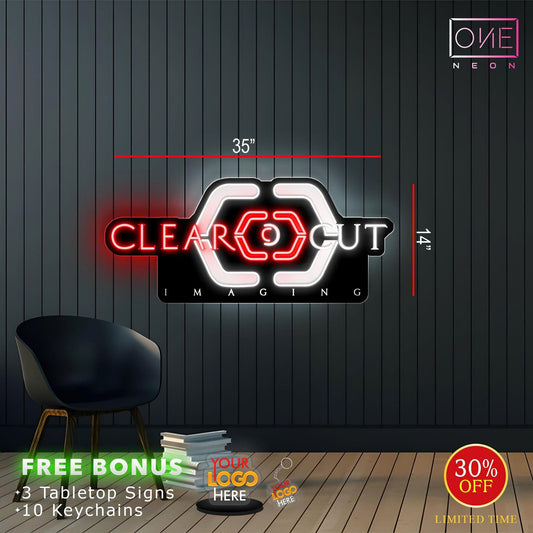 CLEAR CUT | LED Neon Sign
