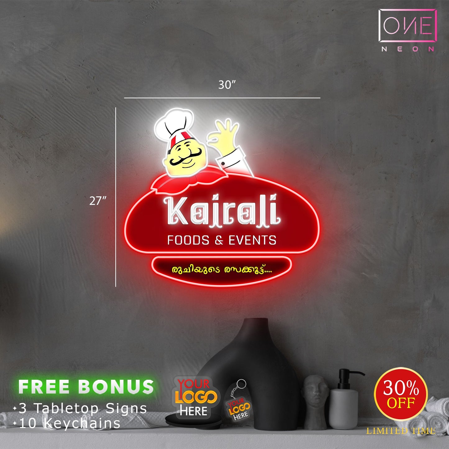 Kairali food & event | Led Neon Sign