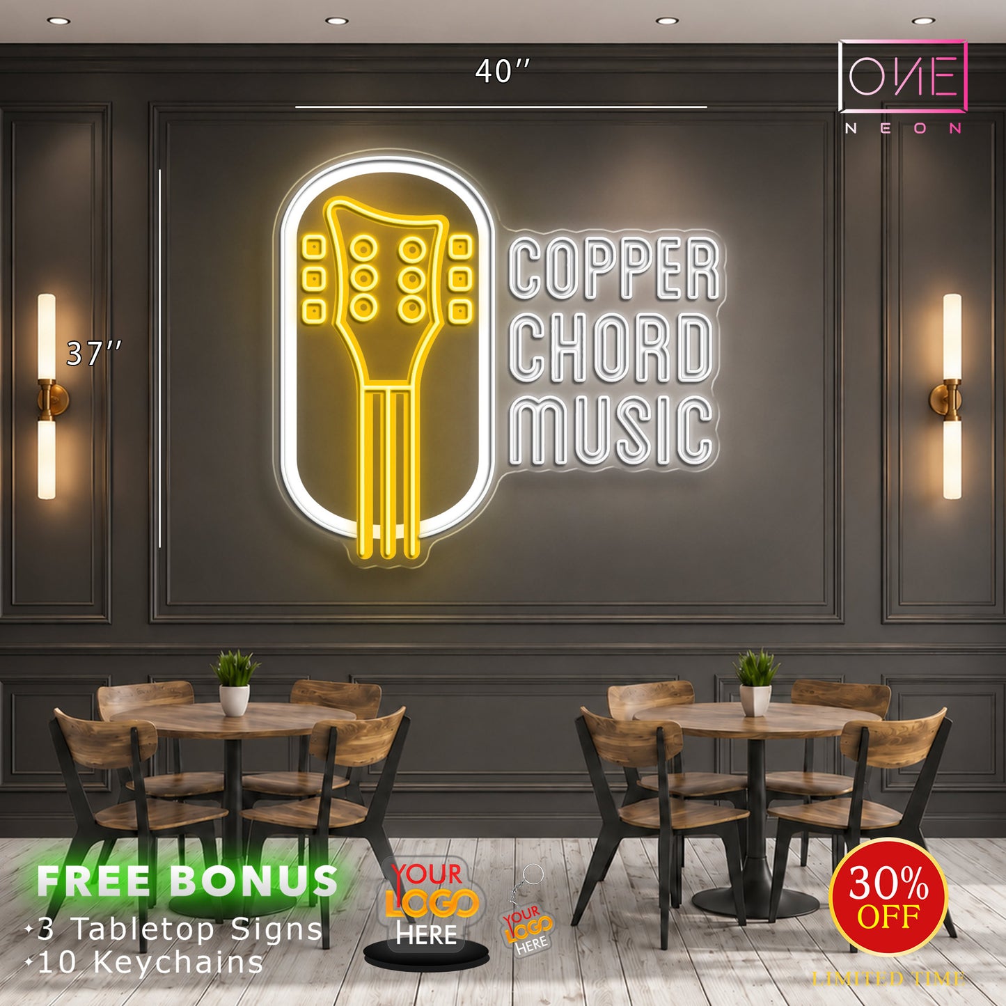 GUITAR | LED Neon Sign (2 signs)