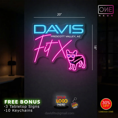 Davis Fit X | Led Neon Sign