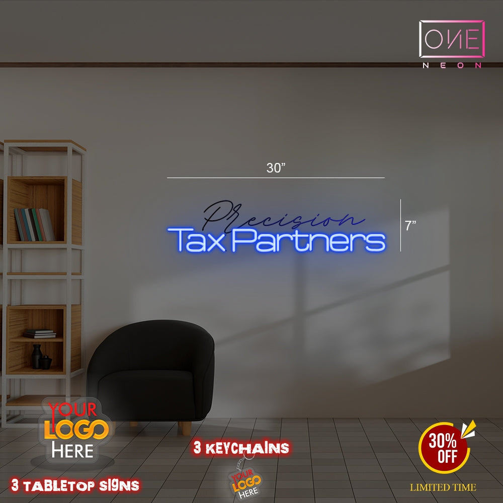 PRESICION TAX PARTNERS | LED Neon Sign