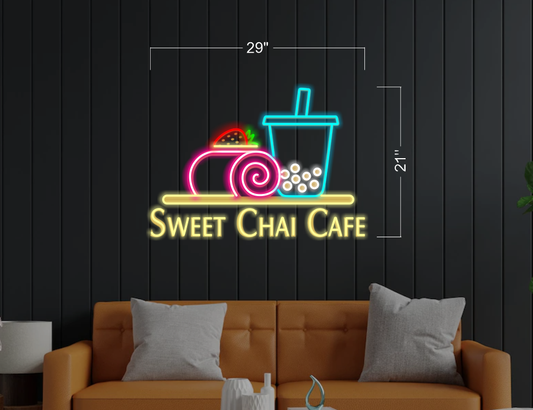 SWEET CHAI CAFE | Led Neon Sign
