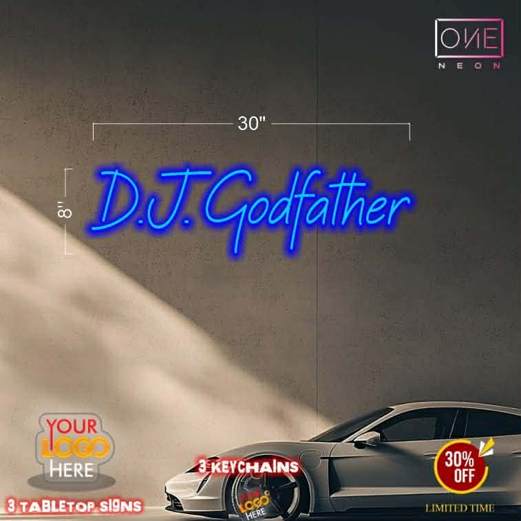 D. J. Godfather | Led Neon Sign