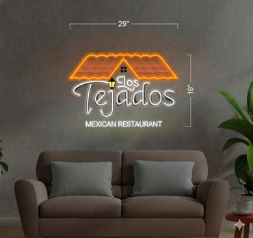 LOS TEJADOS MEXICAN RESTAURANT  | LED Neon Sign (2 signs)