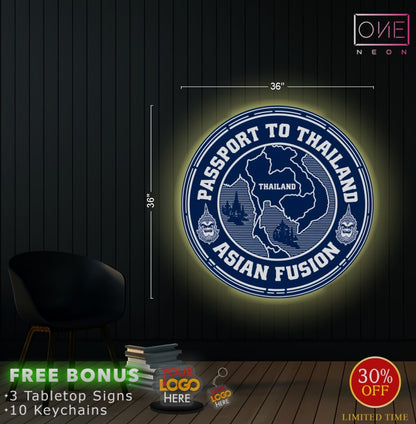 PASSPORT TO THAILAND | LED Neon Sign