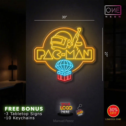 PACMAN | Led Neon Sign