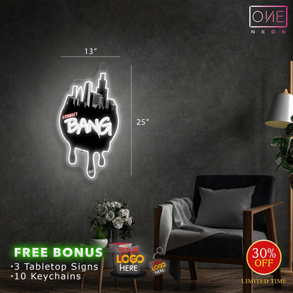 CONNECT BANG DJ & BANG | Led Neon Sign (2 SIGNS)