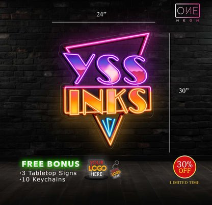 YSS INKS | LED Neon Sign (2 signs)