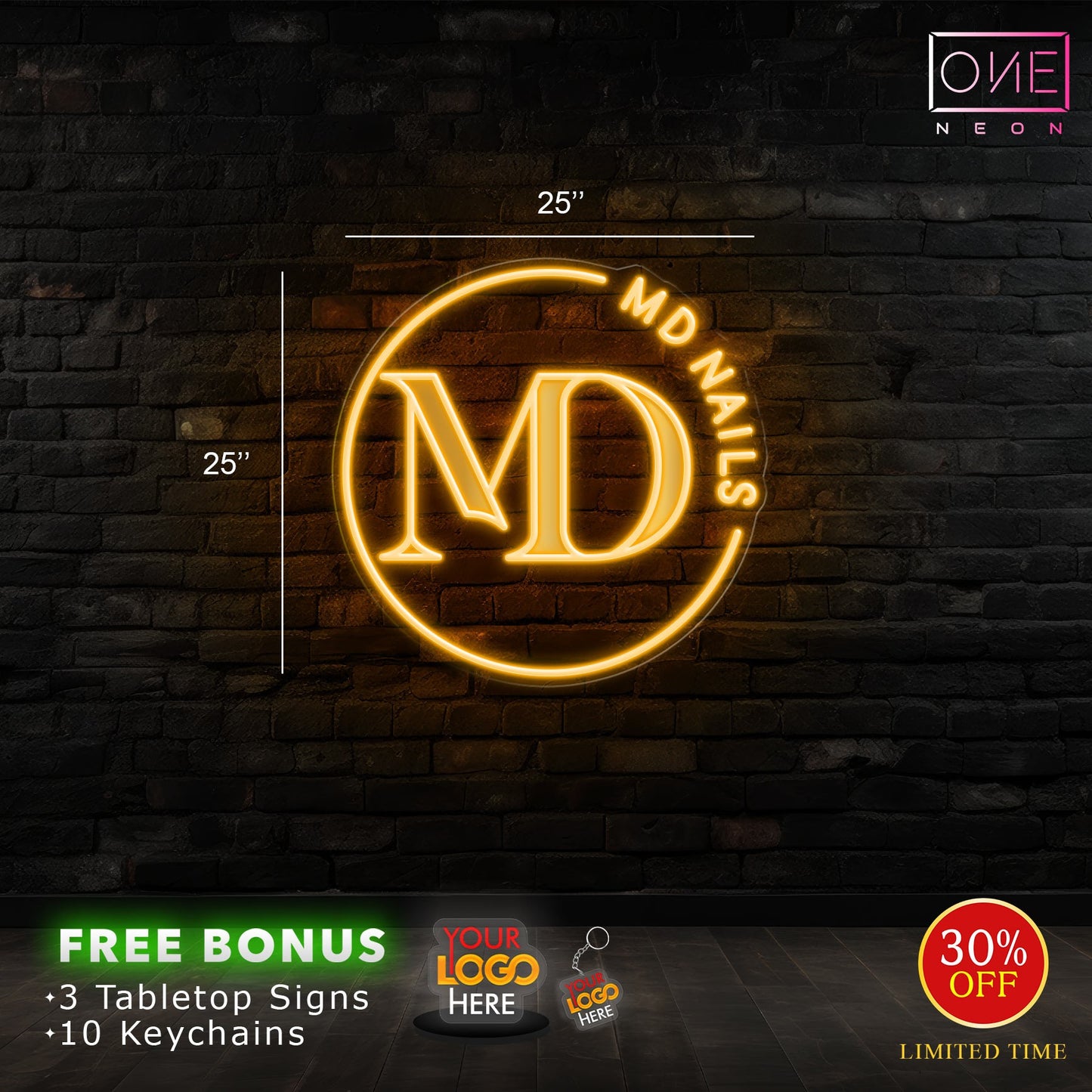MD NAILS | LED Neon Sign
