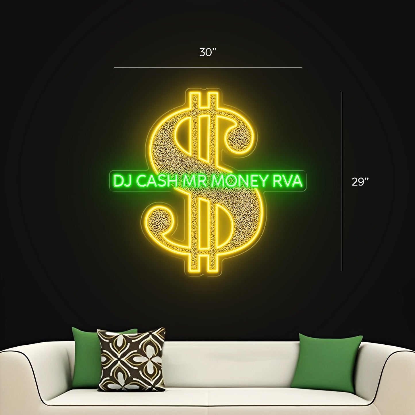 DJ CASH MR MONEY RVA | Led Neon Sign