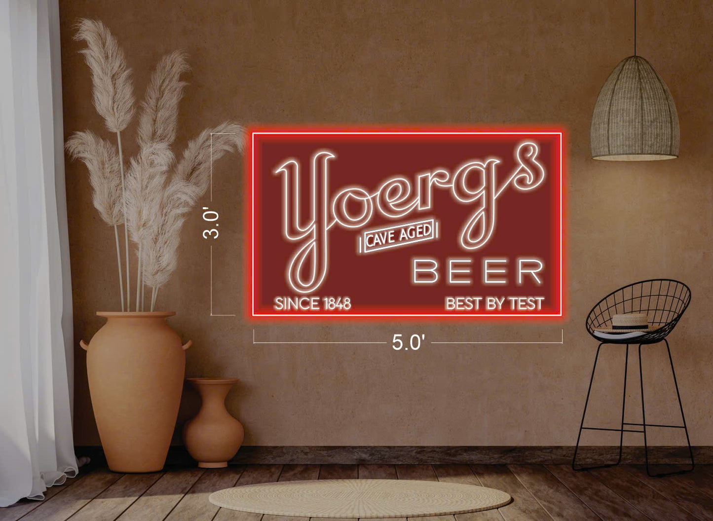 Yoergs BEER | LED Neon Sign (3 Sets)