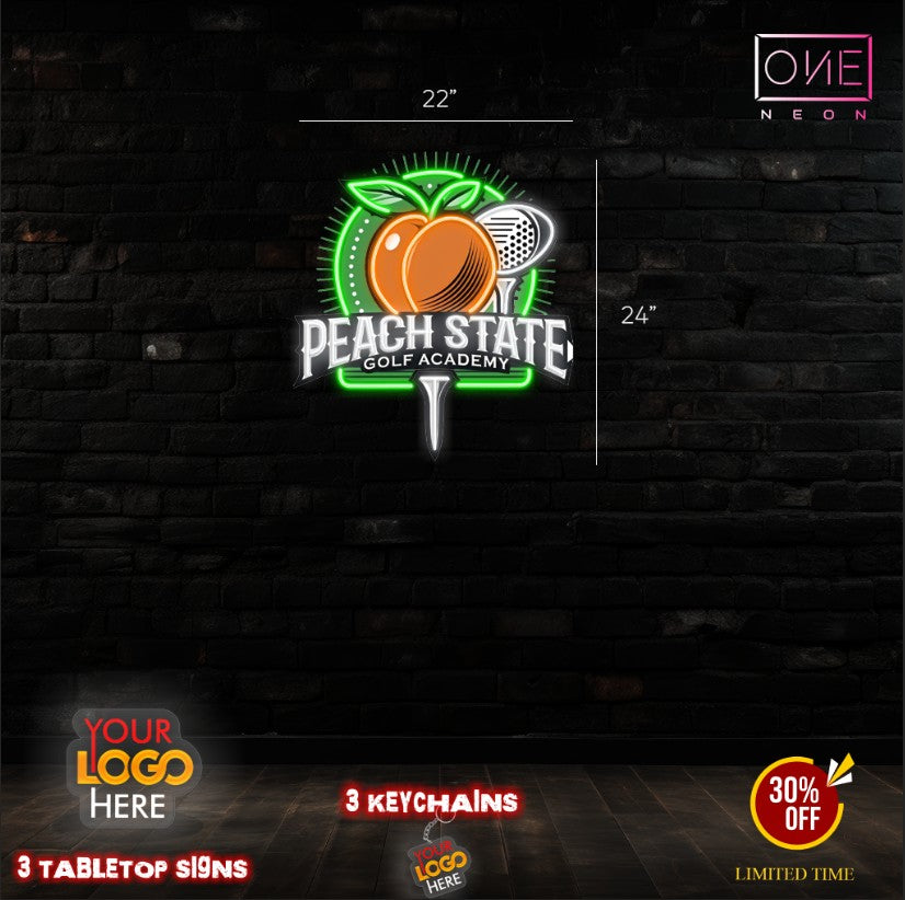 Peach State golf academy | Led Neon Sign