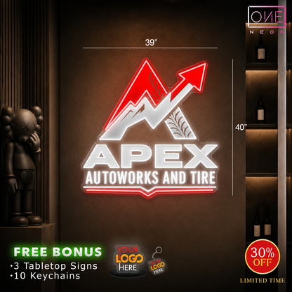 APEX logo | LED Neon Sign