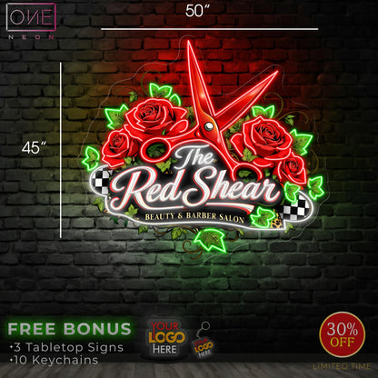THE RED SHEAR  | Led Neon Sign (outdoors)