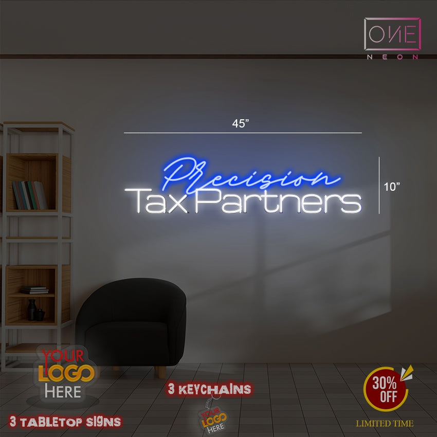 PRESICION TAX PARTNERS | Led Neon Sign