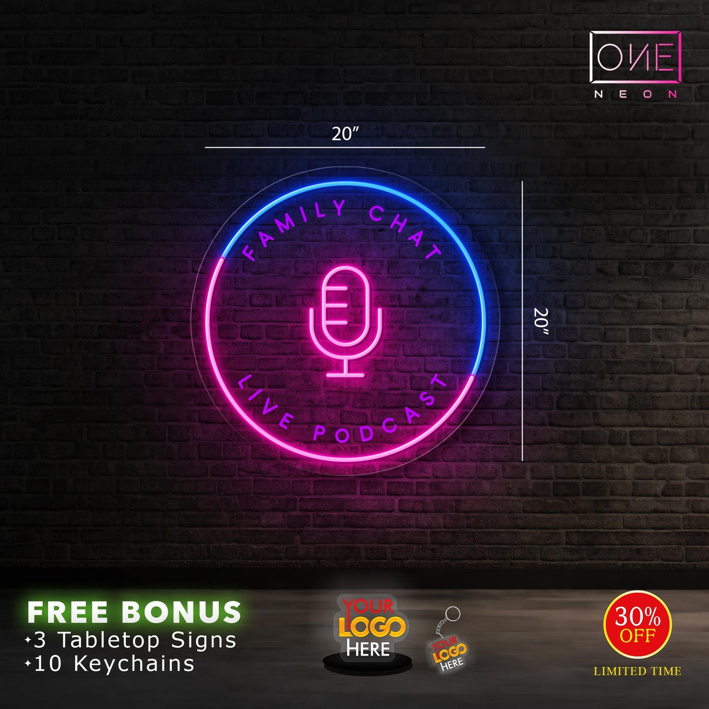 FAMILY CHAT LIVE PODCAST | Led Neon Sign