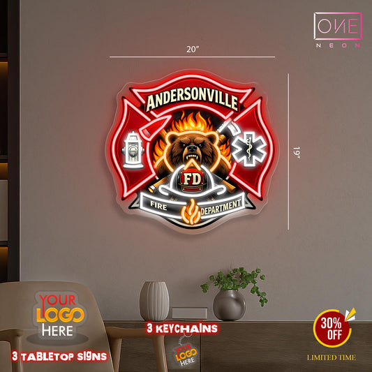 Fire Department | Led Neon Sign
