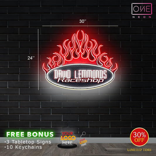 DRUID LEMMONDS RACESHOP | Led Neon Sign
