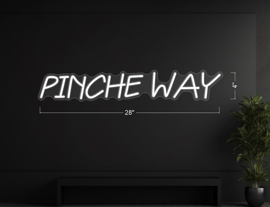 Pinche way & Car logo | Led Neon Sign ( 4 signs)