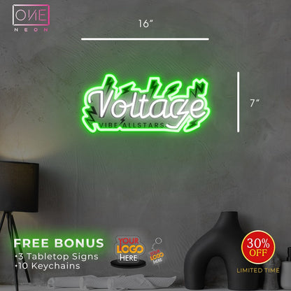 SPARKS & SURGE & VOLTAGE VIBE ALLSTARS | LED Neon Sign (3 SIGNS)