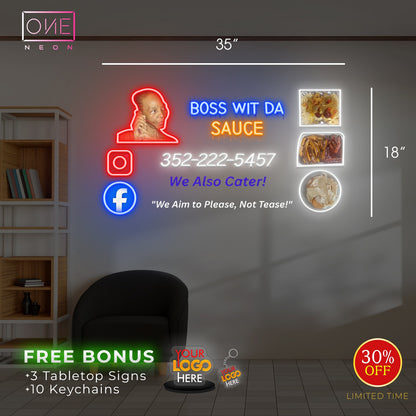 Boss with da soul | Led Neon Sign