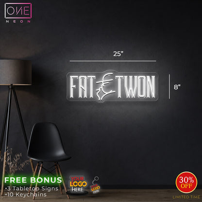FAT TWON | LED Neon Sign