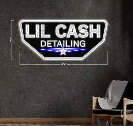 GROVER BEACH & LIL CASH | LED Neon Sign