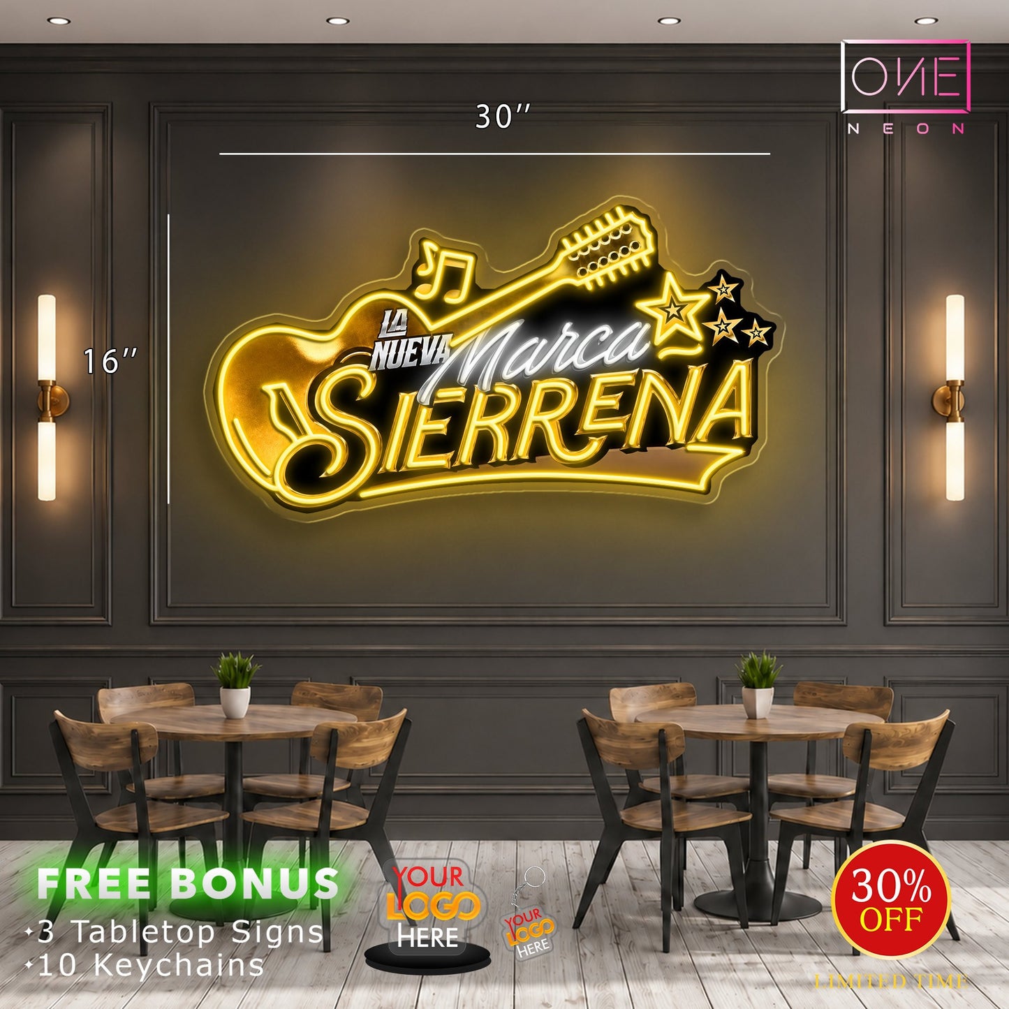MARCA SIERRENA | LED Neon Sign