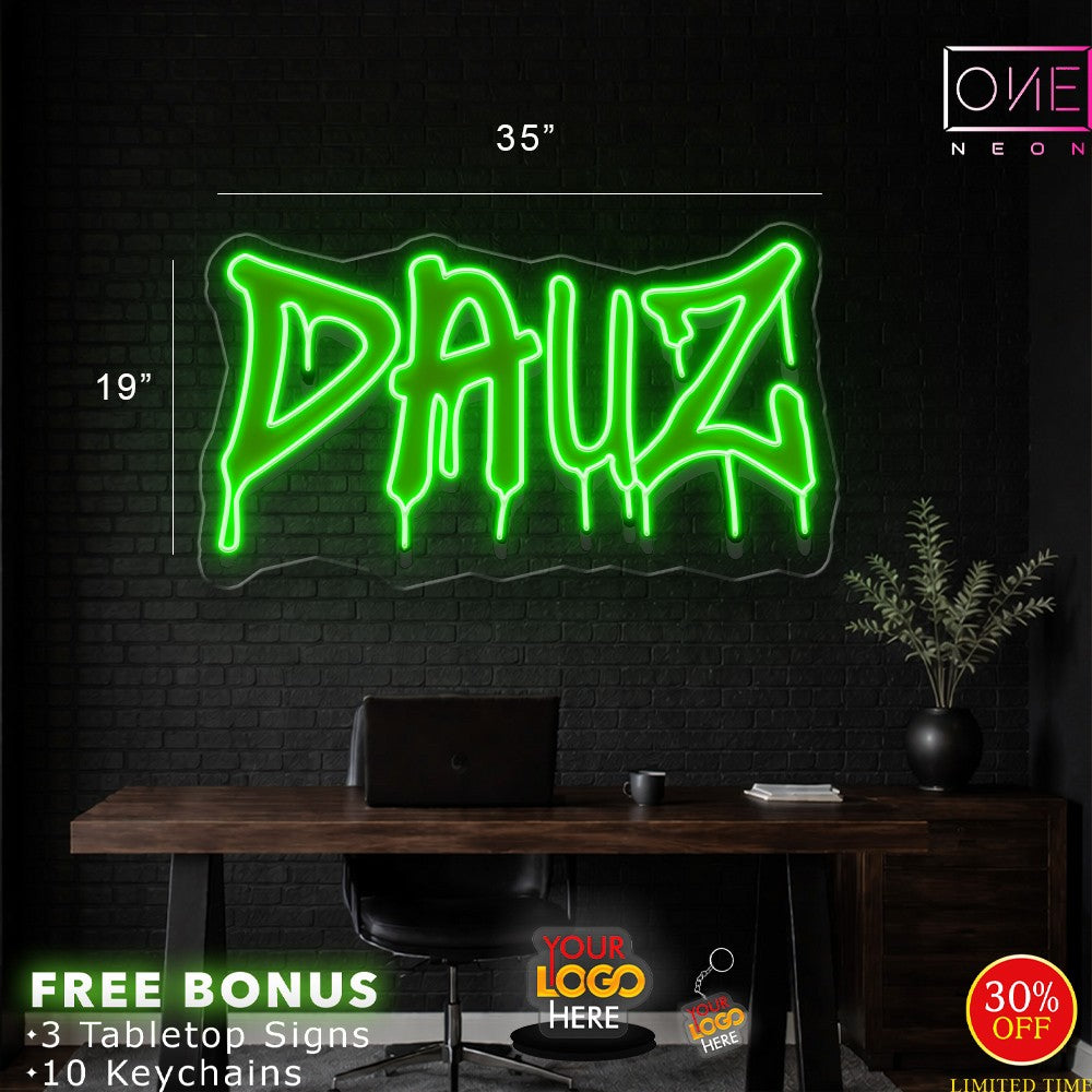 DAUZ Logo | LED Neon Sign