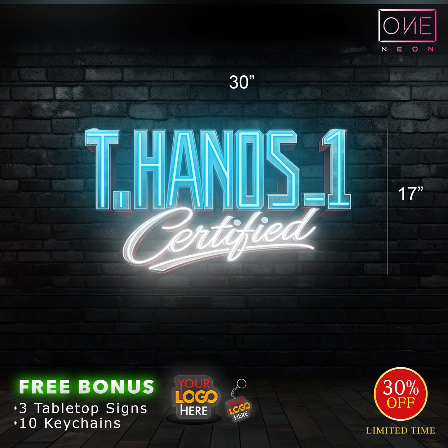 T.hanos_1 certified| Led Neon Sign
