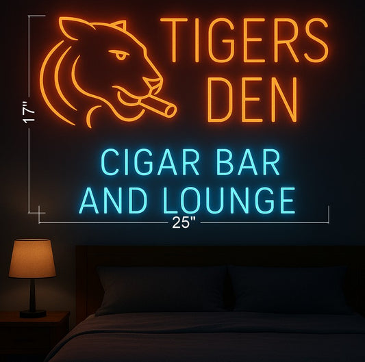 TIGERS DEN | LED Neon Sign