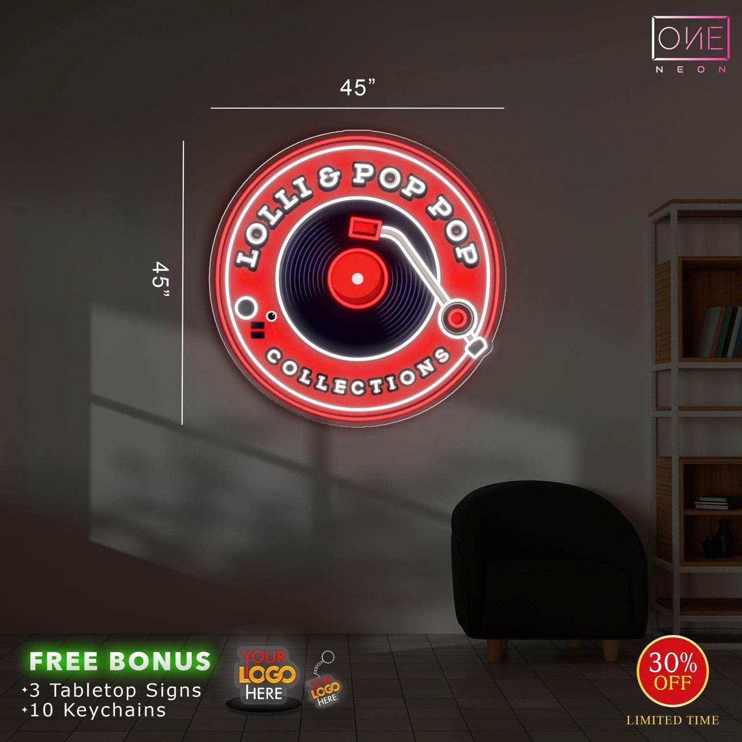 LOLLI & POP POP COLLECTIONS | Led Neon Sign