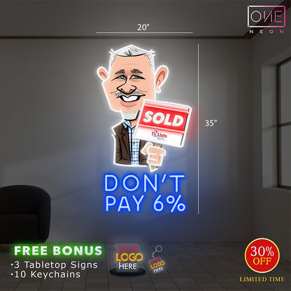 SOLD DON'T PAY 6%| Led Neon Sign