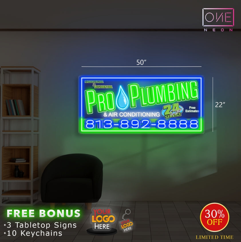 ProPlumbing & Air Condition | Led Neon Sign