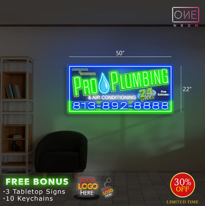 ProPlumbing & Air Condition | Led Neon Sign