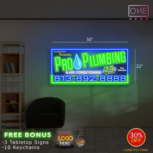 ProPlumbing & Air Condition | Led Neon Sign