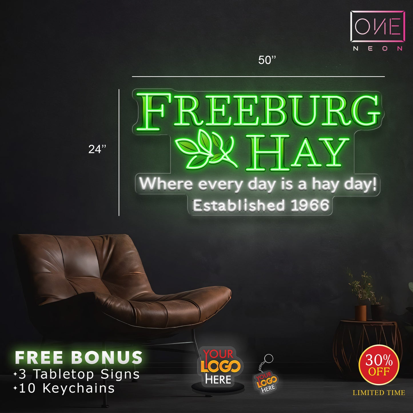 FREEBURG HAY | LED Neon Sign
