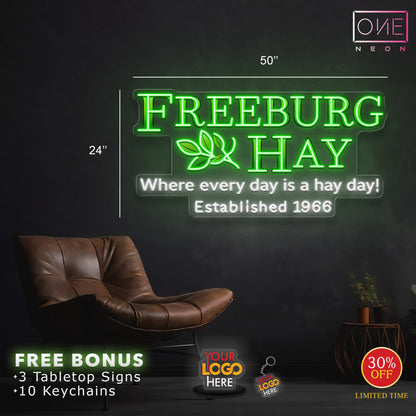 FREEBURG HAY | LED Neon Sign