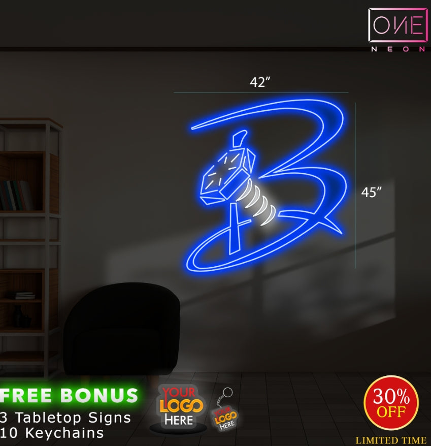 B logo | Led Neon Sign