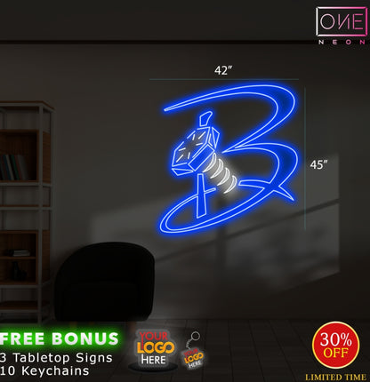 B logo | Led Neon Sign
