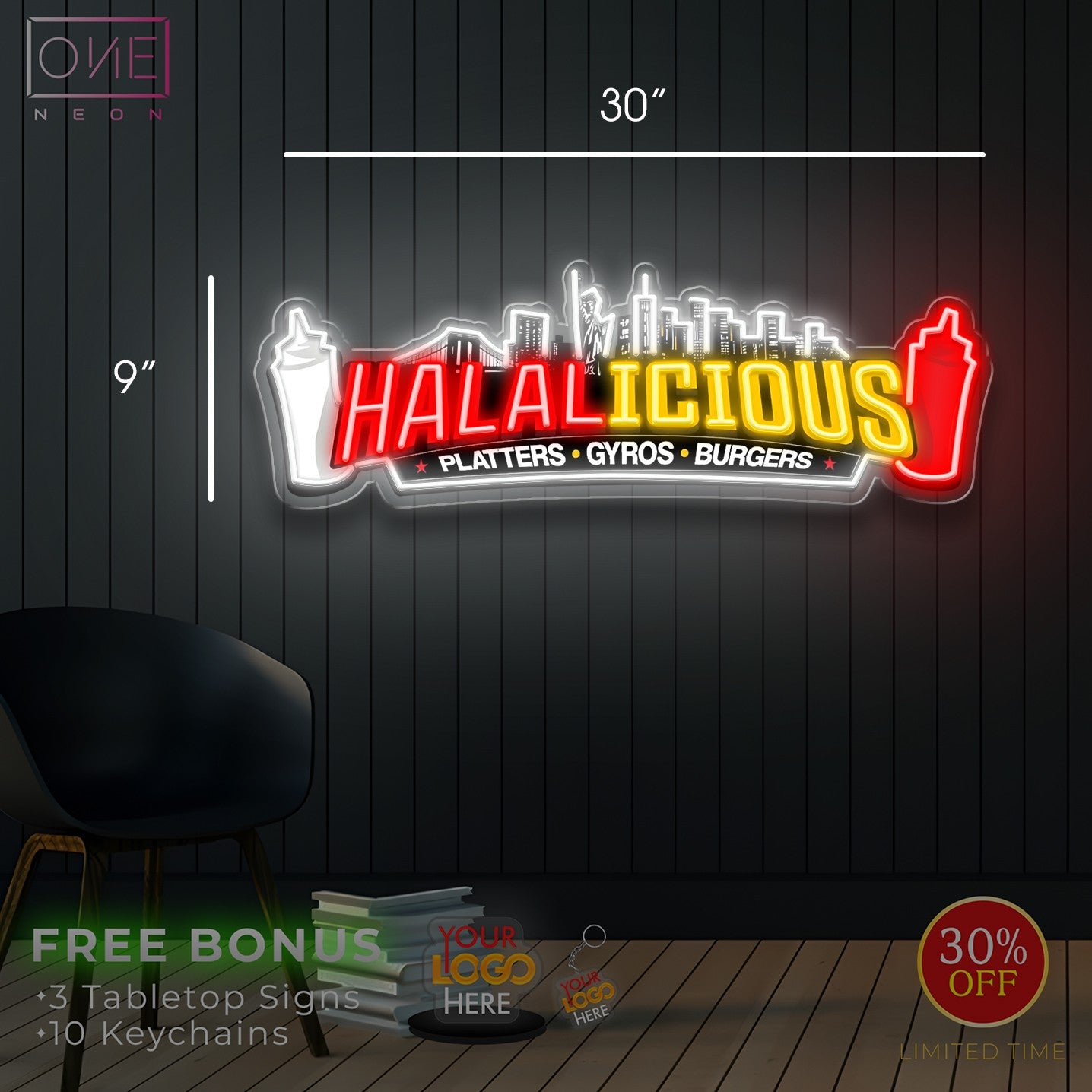 Halalicious | Led Neon Sign