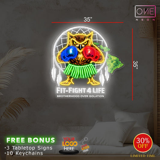 FIT-FIGHT 4 LIFE | Led Neon Sign