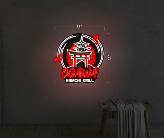 OGAWA HIBACHI GRILL | LED Neon Sign