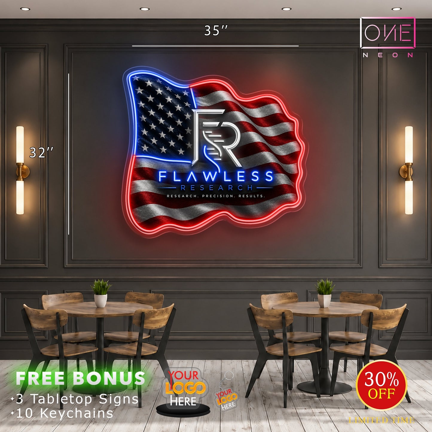 FLAWLESS | LED Neon Sign