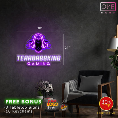 TEEABAGGKING | Led Neon Sign