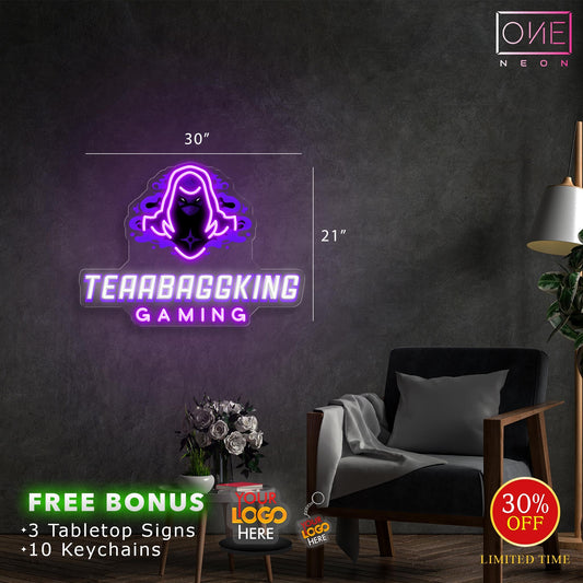 TEEABAGGKING | Led Neon Sign