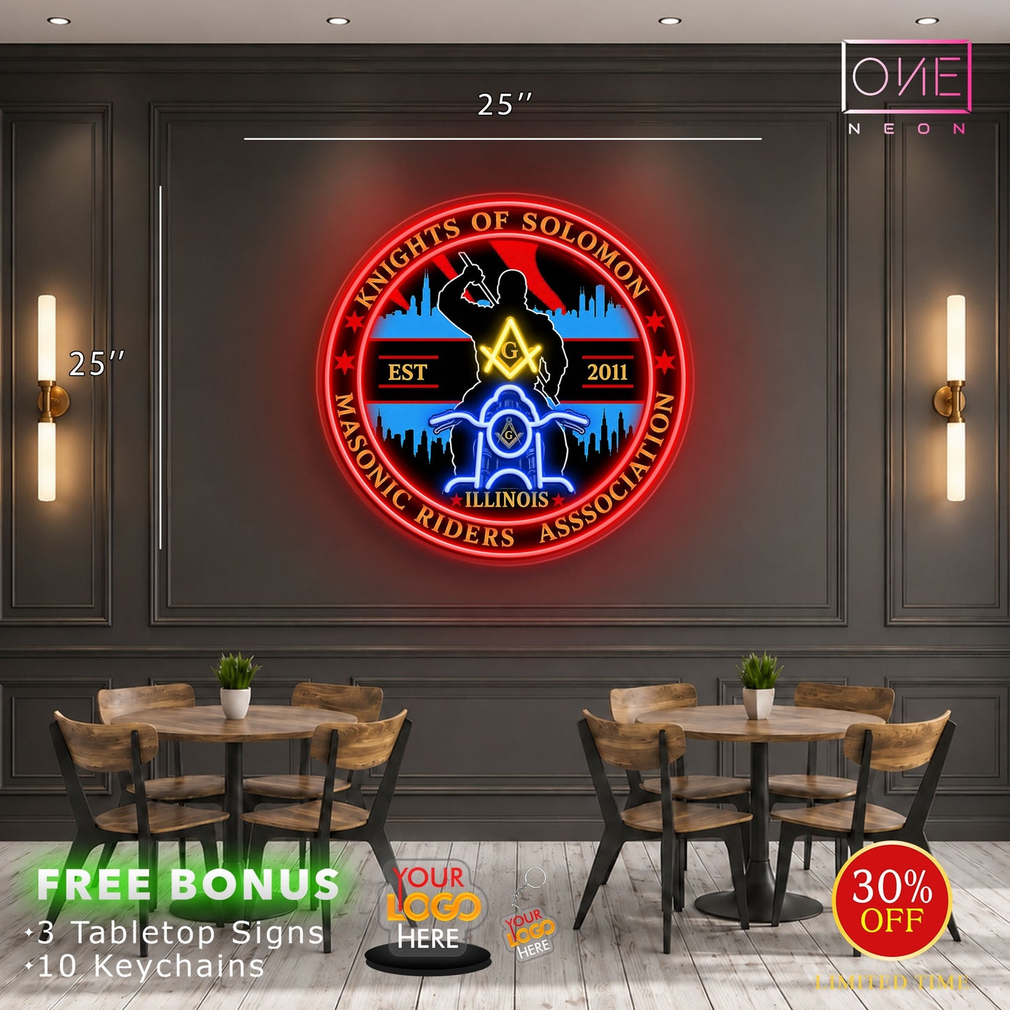 KNIGHTS OF SOLOMON| LED Neon Sign